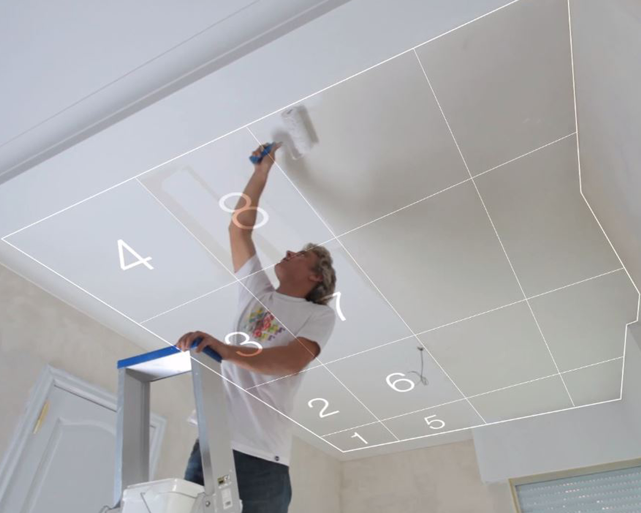 Plafond schilderen Hoe een pleisteren plafond schilderen? Levis